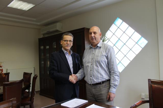 Τον Πρύτανη του Τ.Ε.Ι. Δυτικής Μακεδονίας Στέργιο Γκανάτσιο επισκέφτηκε ο Λάζαρος Μαλούτας