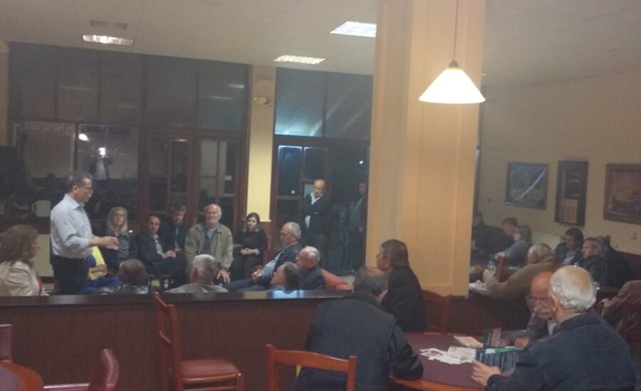 Λάζαρος Μαλούτας στην Ποντοκώμη Μετέωρη Κοινότητα