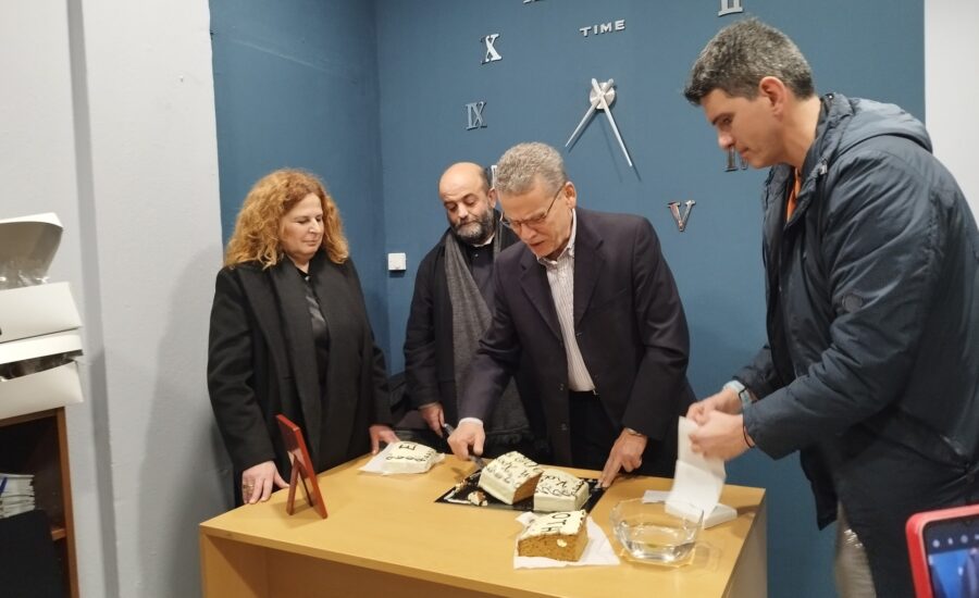 Χαιρετισμός Λ. Μαλούτα στην εκδήλωση κοπής πίτας της Ενότητας7