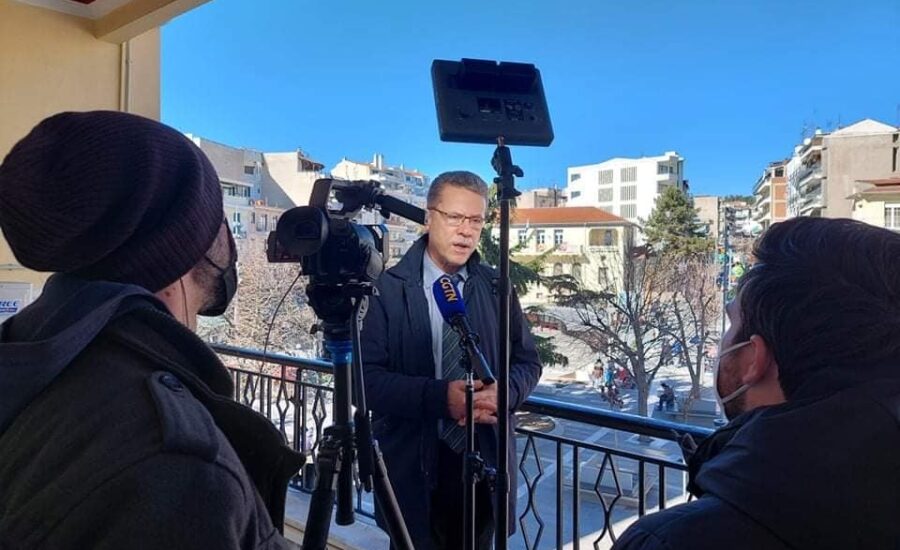 Συνέντευξη στο CGTN