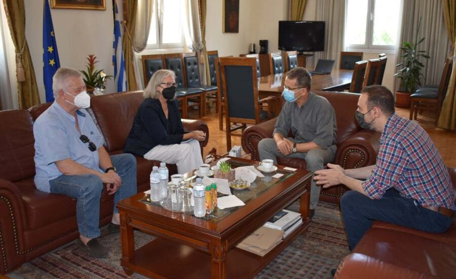 Συνάντηση με την πρέσβη της Αυστρίας στην Ελλάδα