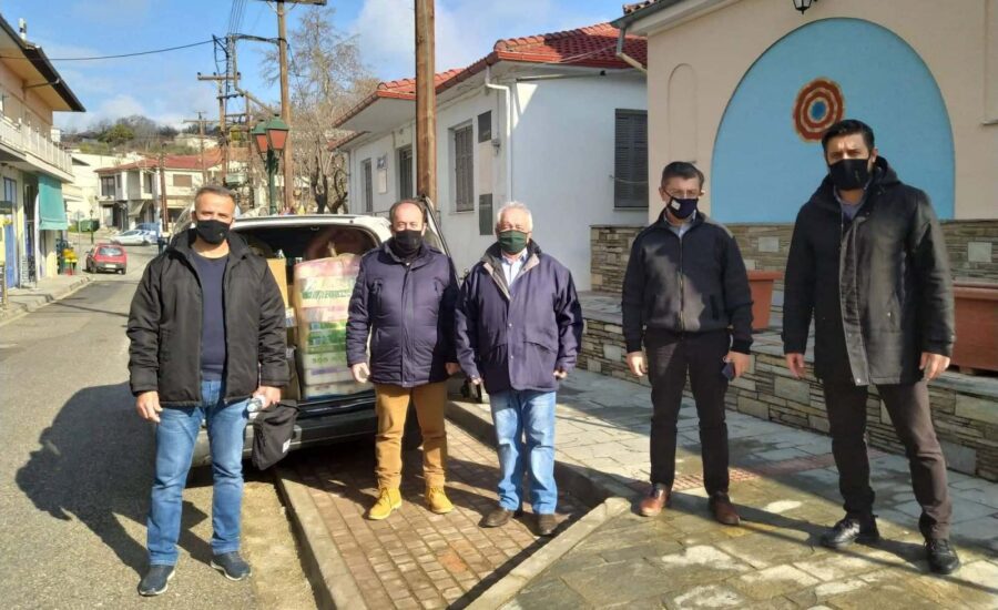 Βοήθεια στους σεισμοπαθείς της Ελασσόνας