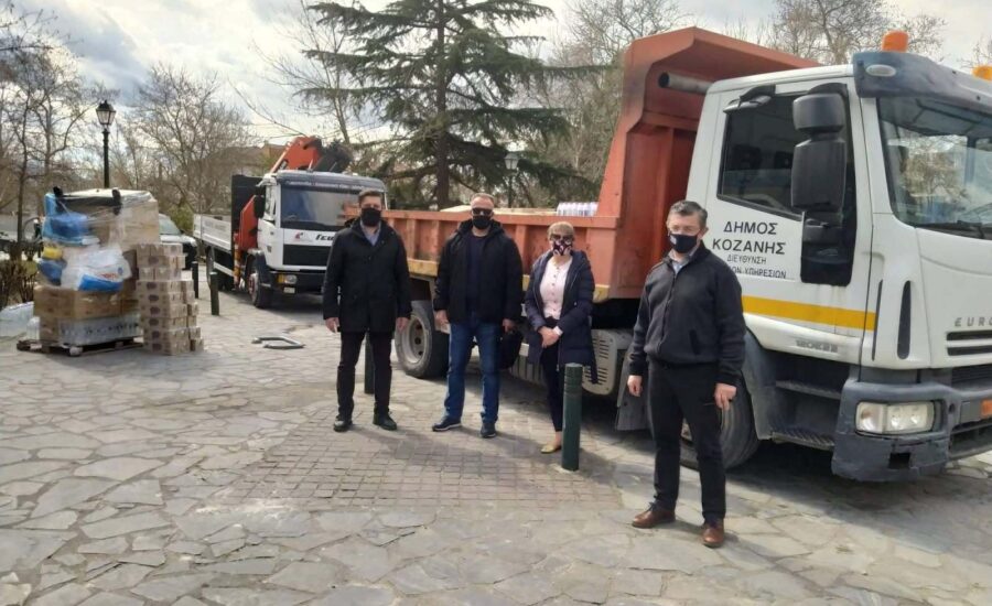 Βοήθεια στους σεισμοπαθείς της Ελασσόνας